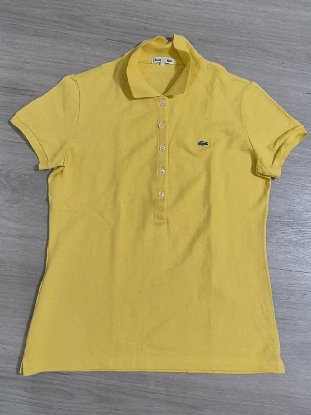 Lacoste Yellow Polo Shirt – Size 40